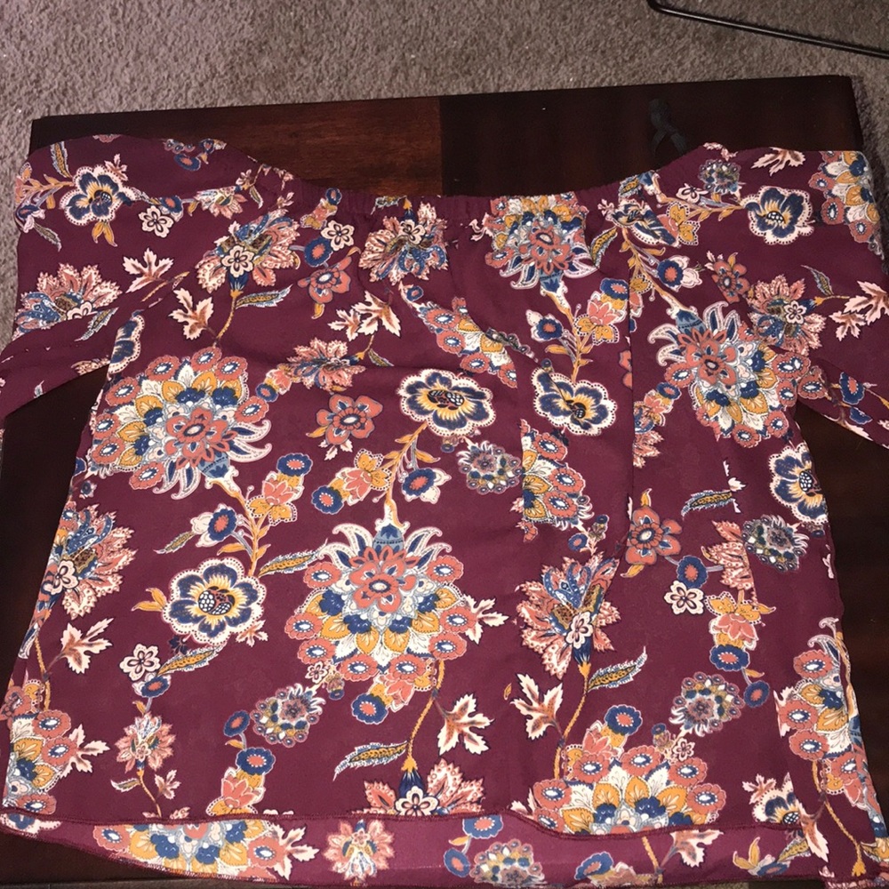off the shoulder blouse